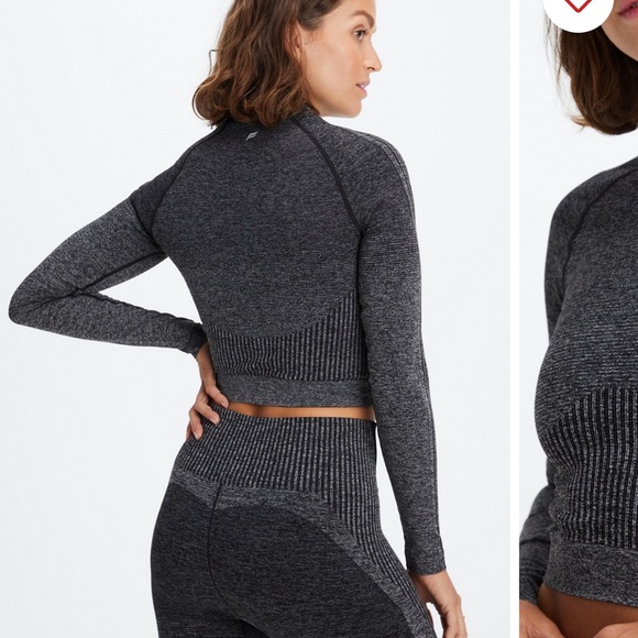 Fabletics Seamless Long-Sleeve Top- NWT- XL - Picture 2 of 8
